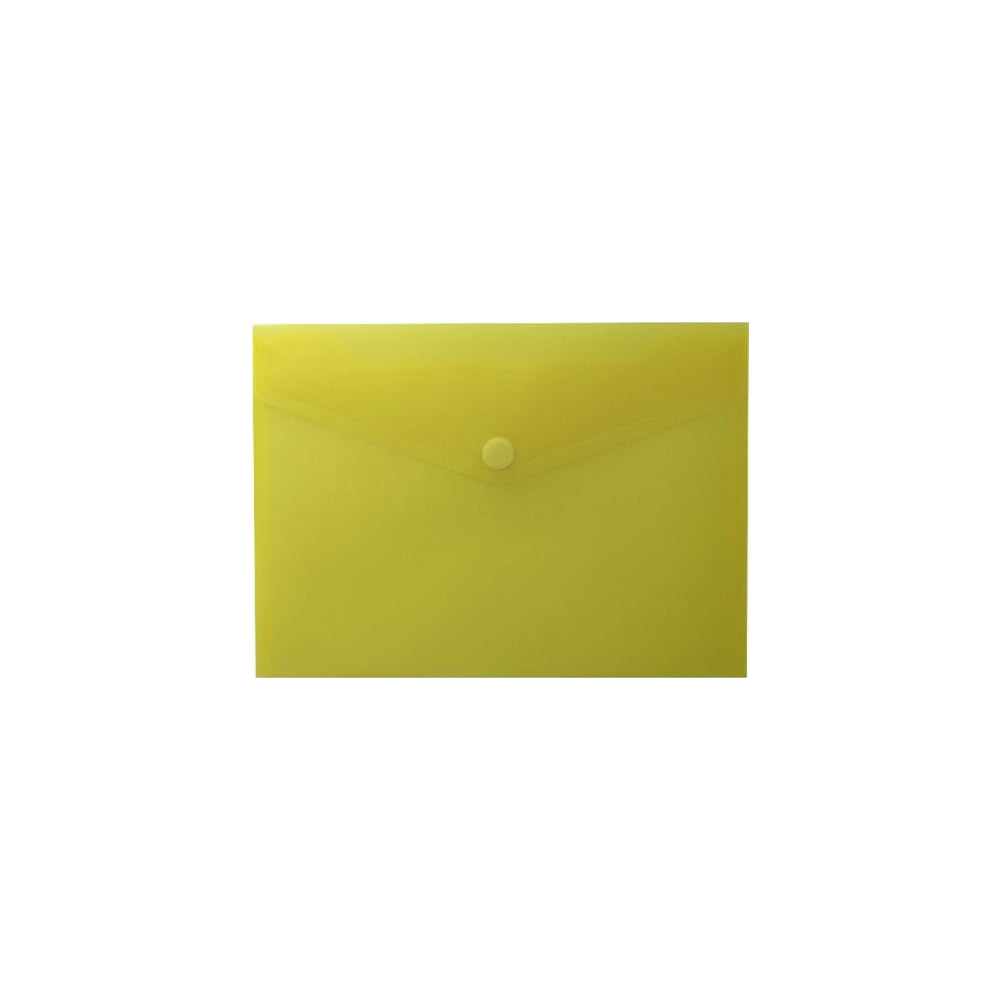 Bolsa 250x180mm A5 Envelope Fecho Velcro Plástico Amarelo