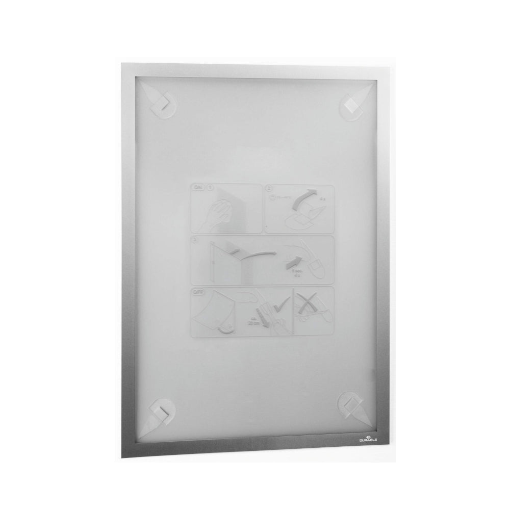 Moldura Adesiva Wallpaper A3 Duraframe Prata 1un