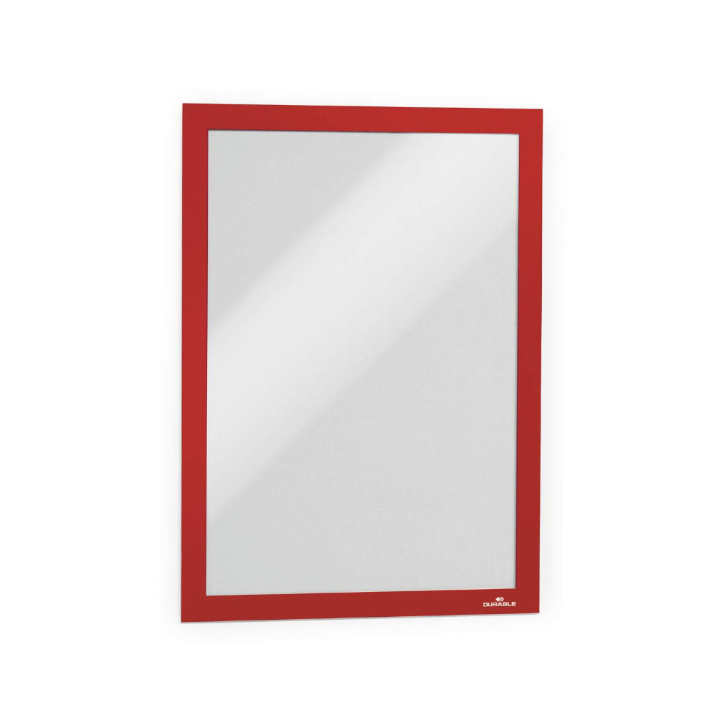 Moldura Adesiva A4 Duraframe 4872-03 Vermelho 2un