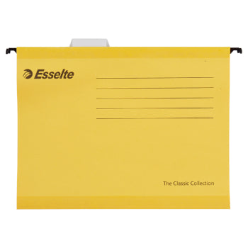 Capa Suspender 345x240mm Din A4 Amarelo 25un