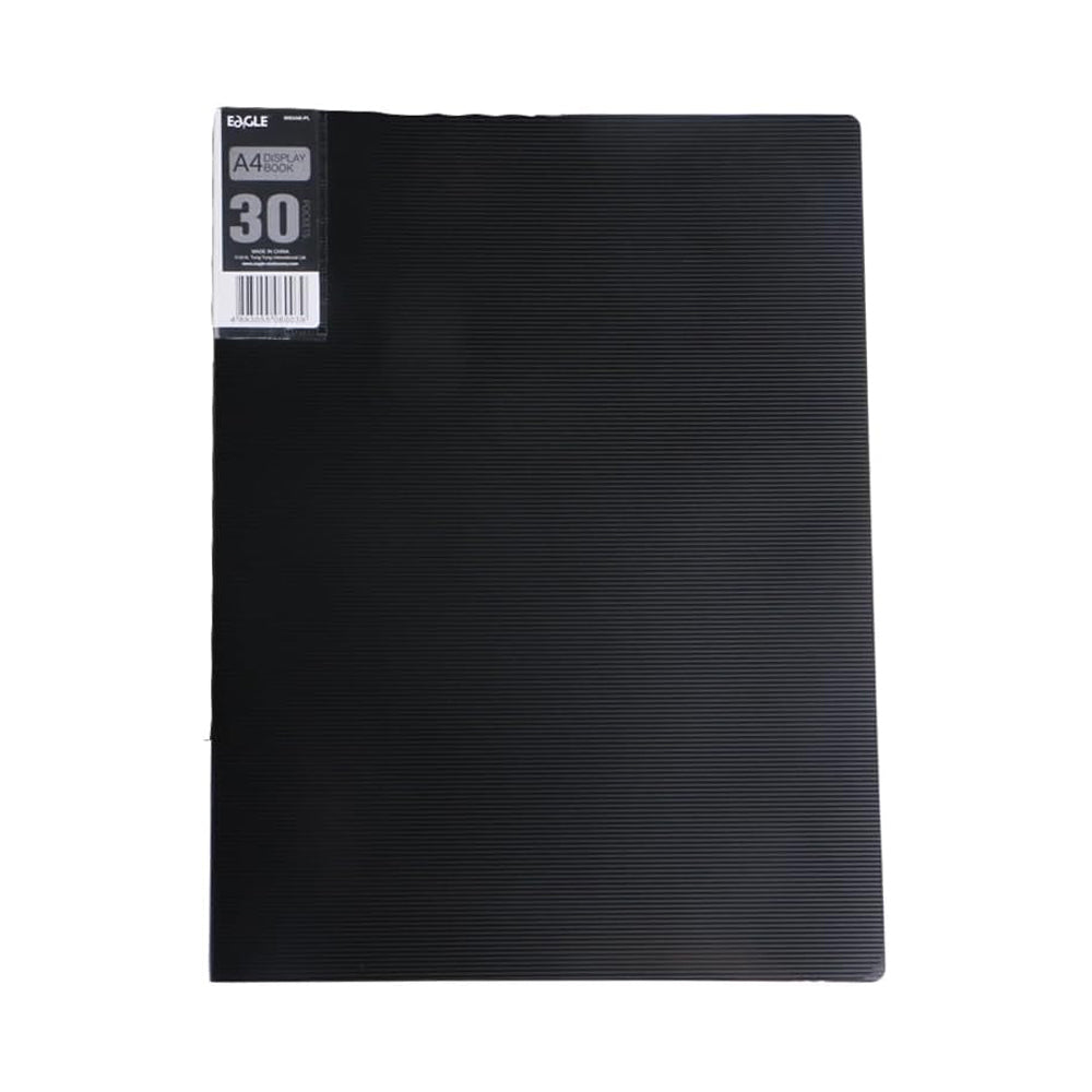 Pasta c/30 Bolsas 60 Páginas Catálogo Eagle A4 Preto