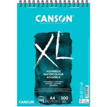 Bloco Espiralado Canson XL Aquarelle A4 300g 30 Fls