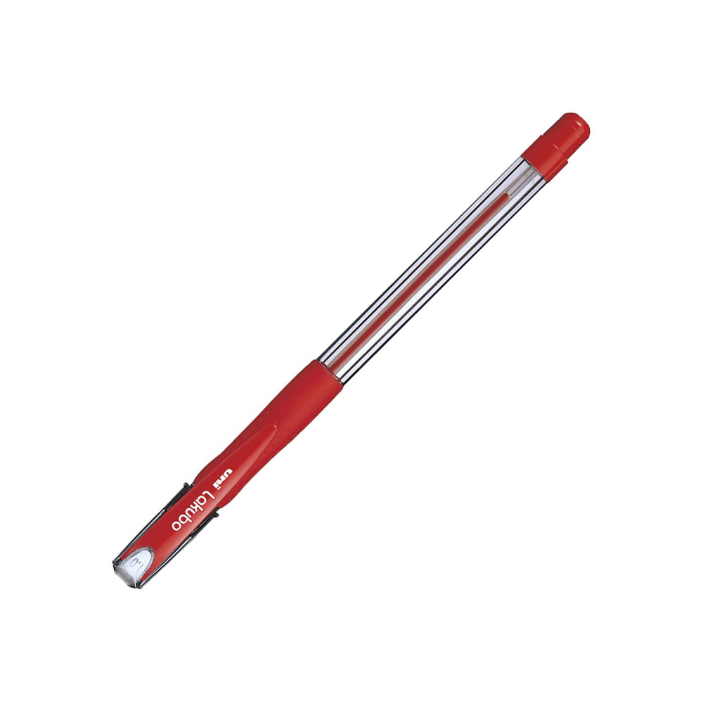 Esferográfica Uni Lakubo SG100 RuberGrip Vermelho 1mm 12un