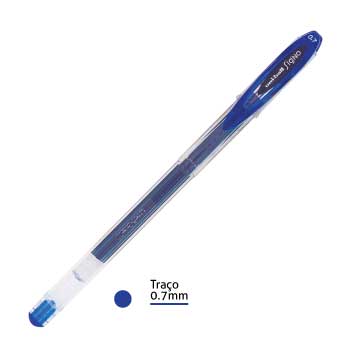 Esferográfica Gel Uni Signo UM120 Azul 0,7mm 1un