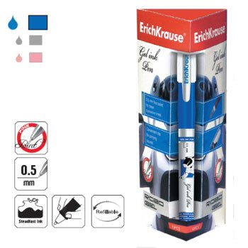 Esferográfica Gel EK Robogel Azul 0,5mm 12un