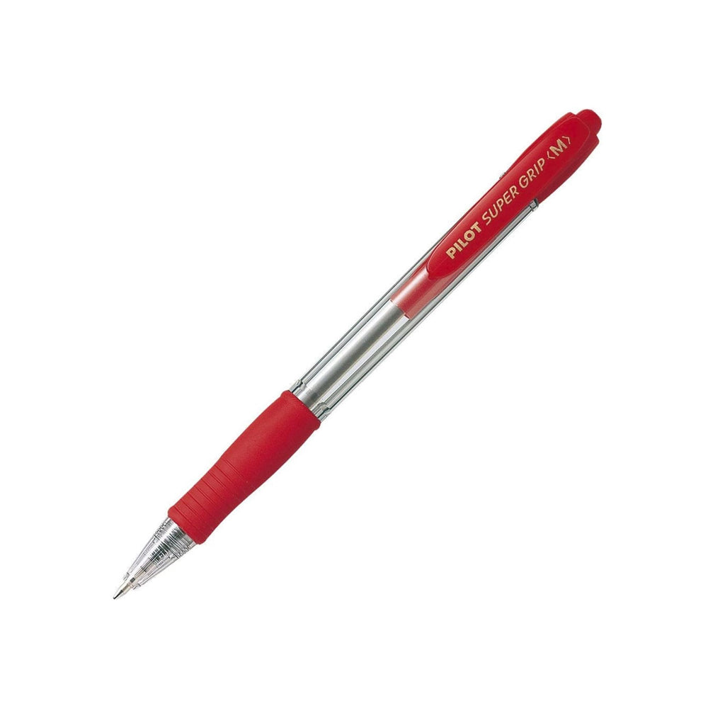 Esferográfica Pilot Super Grip M Retrátil Vermelho 1mm 1un