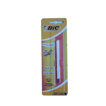 Recarga Esferografica BIC Tinta Preta (ReAction/Pro+) 2un