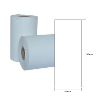 Rolo Papel Térmico 080x200x40mm 58g 1un