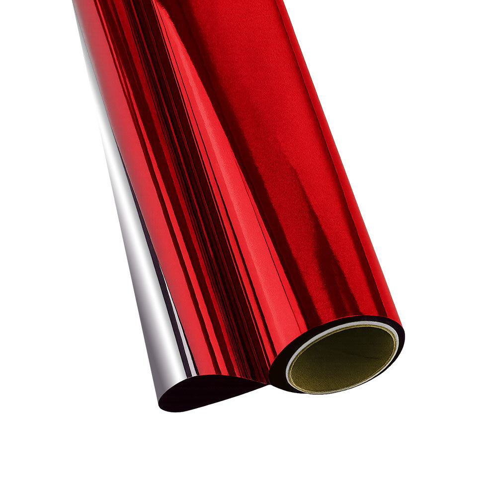 Papel Metalizado 1x3m Vermelho Rolo