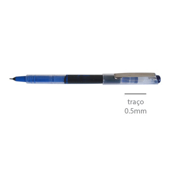 Marcador Roller BYRX 1112 0,5mm Azul 50un