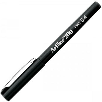 Marcador Fino Artline 200 0,4mm 12un