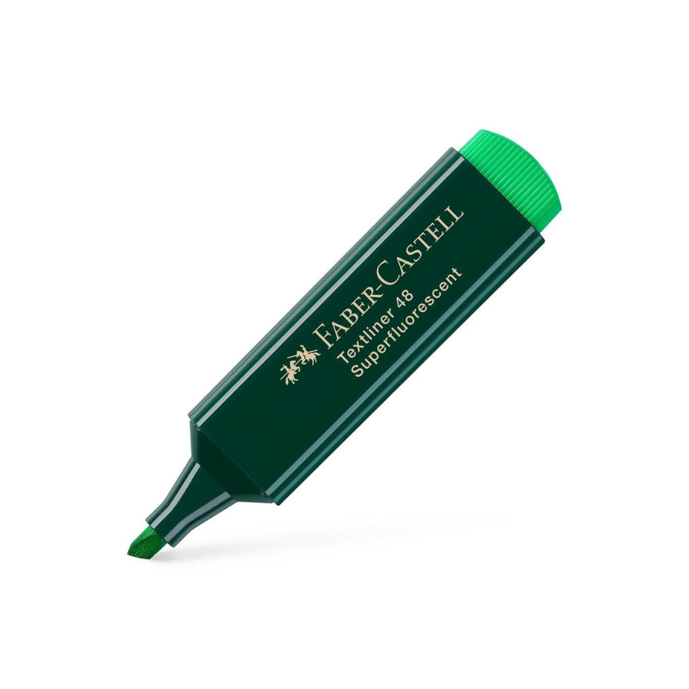 Marcador Fluorescente Faber Textliner 48 Verde 10un