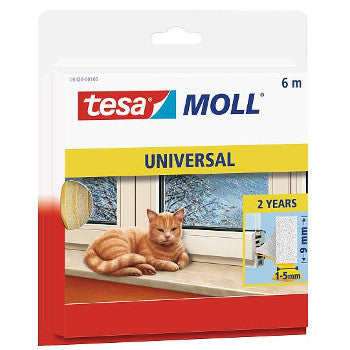Fita Adesiva Espuma Veda Portas 9mmx6m Tesa