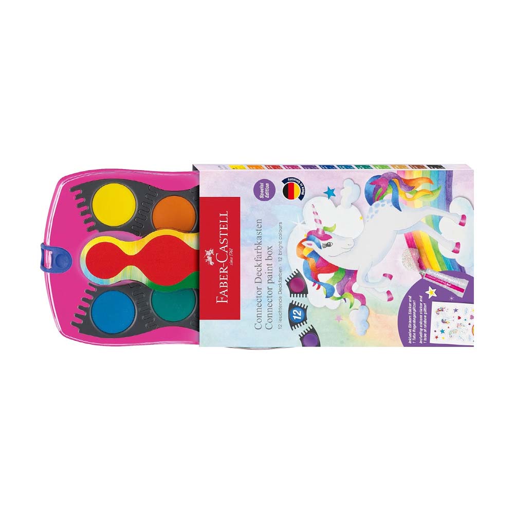 Conjunto Aguarelas 12 Cores Connector Special Edition Faber-