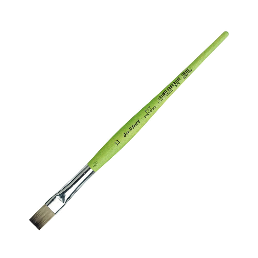 Pincel Hobby Escolar Espatulado Nº12 374 Fit Da Vinci 1un