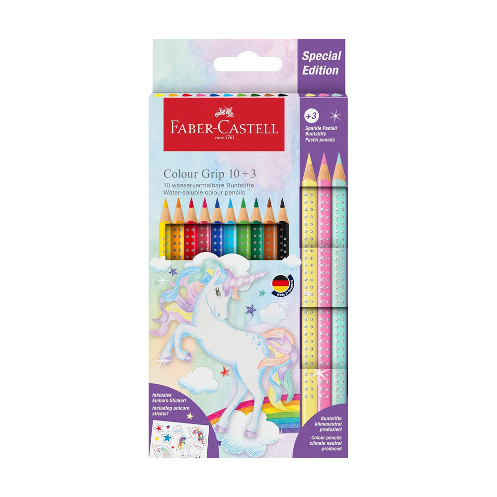 Lápis Cor 13un (10+3) Faber-Castell Grip Special Edition