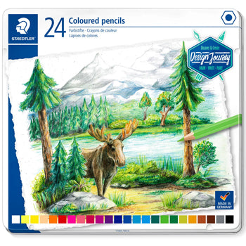 Lápis Cor 24un Cx Metal STAEDTLER 146C M12 Design Journey