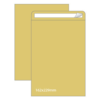 Envelopes Saco 162x229mm C5 Kraft 090g Autodex 500un