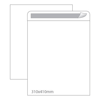 Envelopes Saco 310x410mm Branco 100g Autodex 100un
