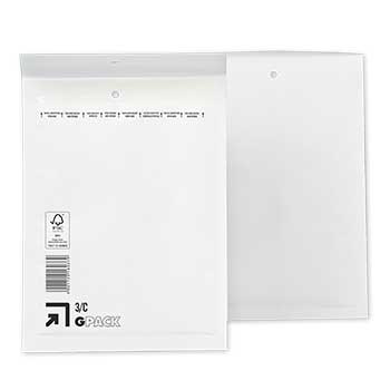 Envelope Almofadado 150x215mm Branco 75g Nº0 3/C 1un