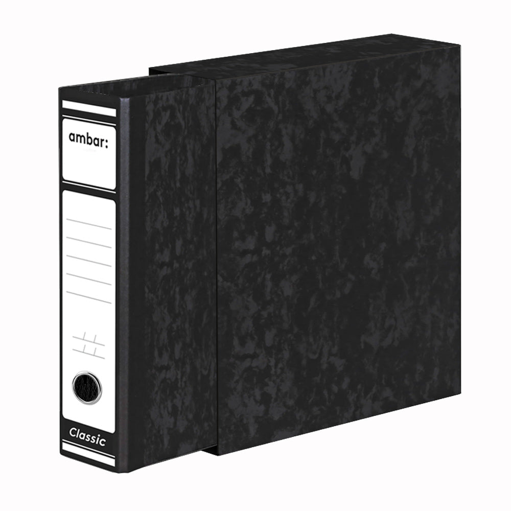 Pasta Arquivo+Cx Fixa L80 310x285 Ambar Marmor Preto 1un