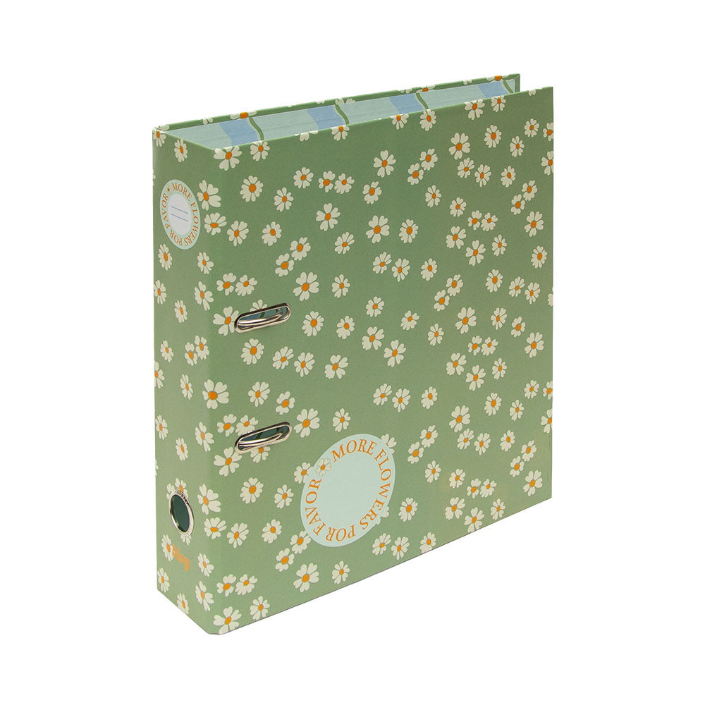 Pasta Arquivo L/L A4 c/ Rado FLOWERS Verde