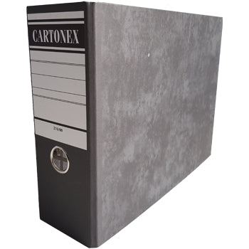 Pasta Arq. A5 (Baixo) L/80mm 210x290 Marmoreado Preto