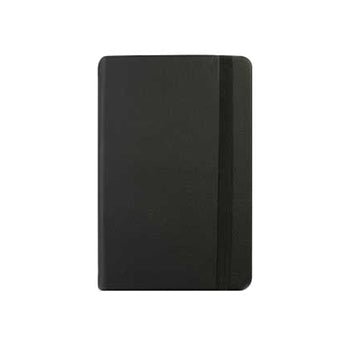 Bloco Notas Quadriculado 10,5x14,8cm Semi Pele Preto 120Fls