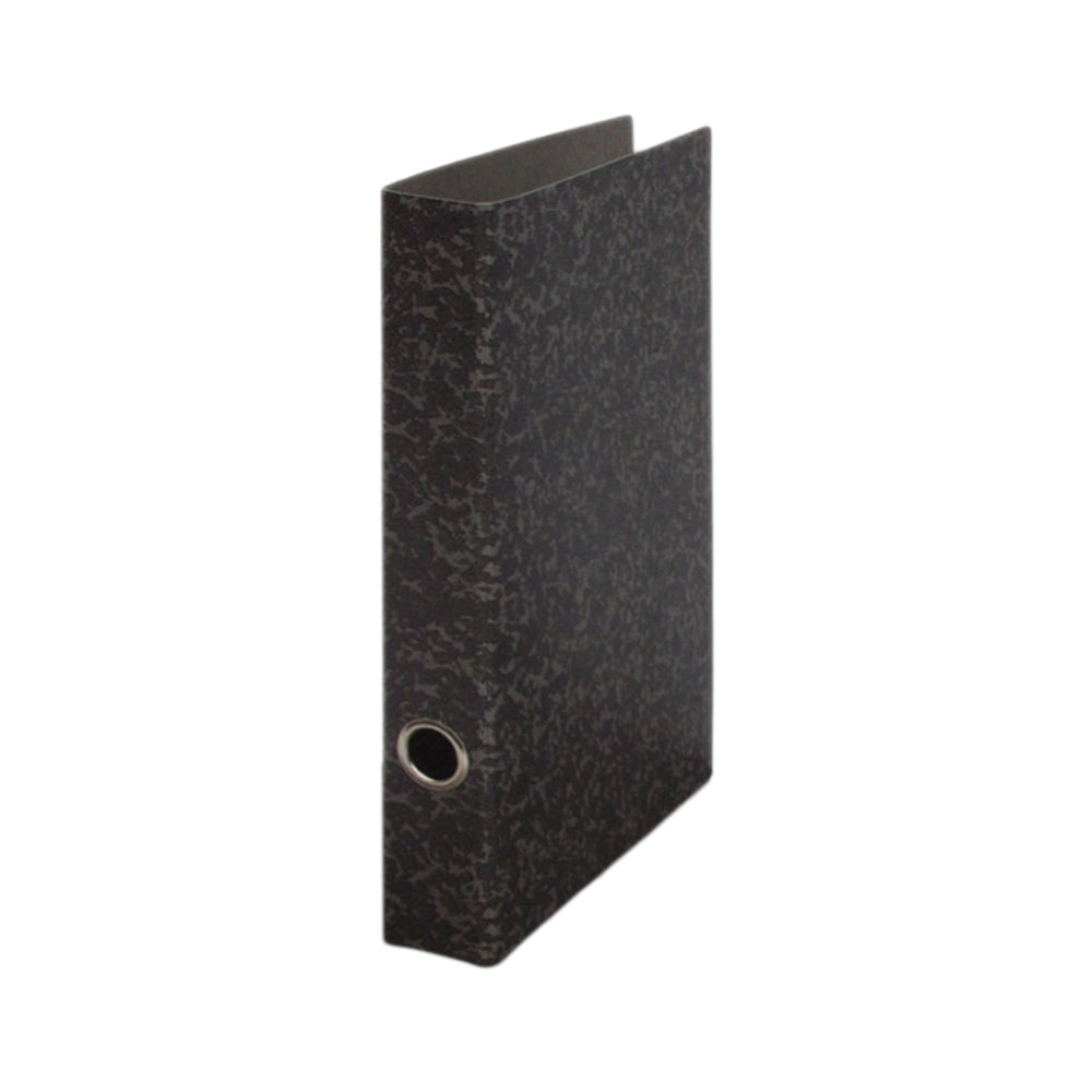 Pasta Arquivo L/E Fibra 310x245x45mm 2/30 Marmoreado Preto
