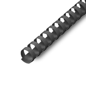Argolas PVC Encadernar 16mm Preto 130 Folhas 10972 100un