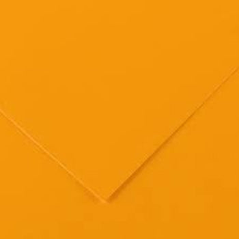 Cartolina 50x65cm Laranja Fluorescente 250g 25 Folhas Canson