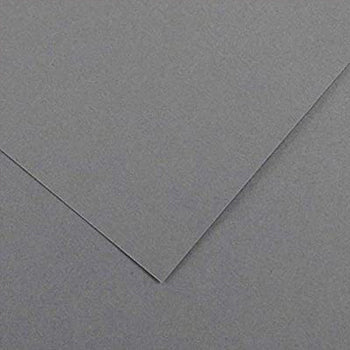 Cartolina A3 Cinzento Chumbo Escuro Canson 185g 50 Folhas