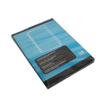 Capa Encadernação A4 300g Couro Preto 50un
