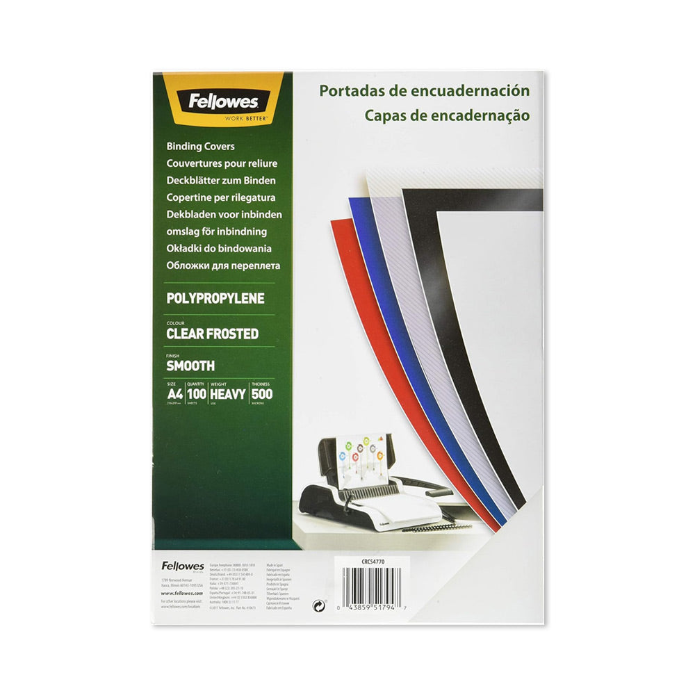Acetato Encadernação A4 Transparente PP 500mic Cx100un