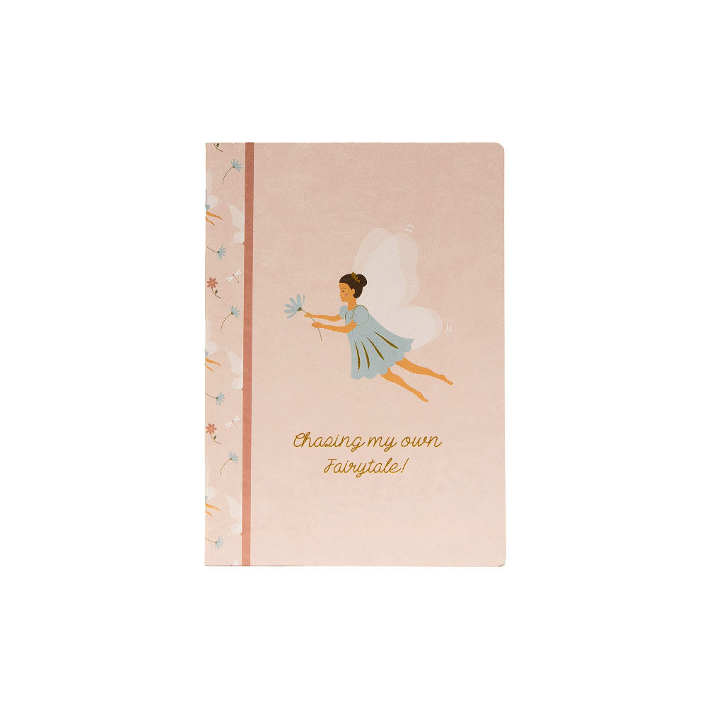 Caderno Agrafado A5 Quadriculado FAIRIES Rose 48Fls 1un