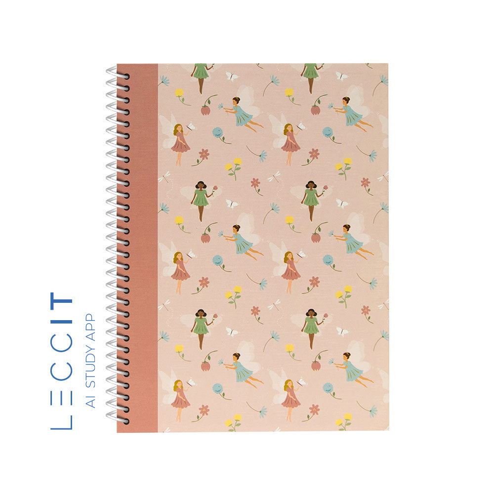 Caderno Espiral A4 Pautado FAIRIES Tale 80Fls 1un