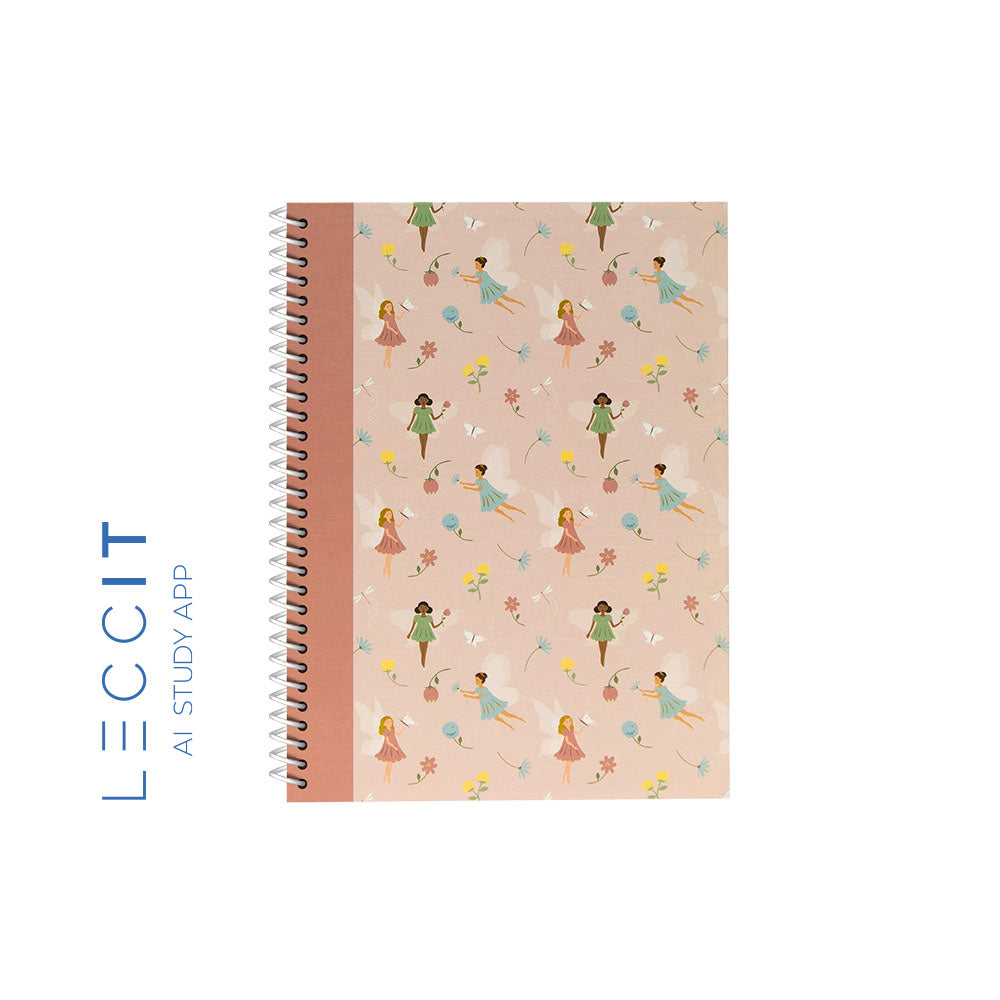 Caderno Espiral A5 Quadriculado FAIRIES Tale 80Fls 1un