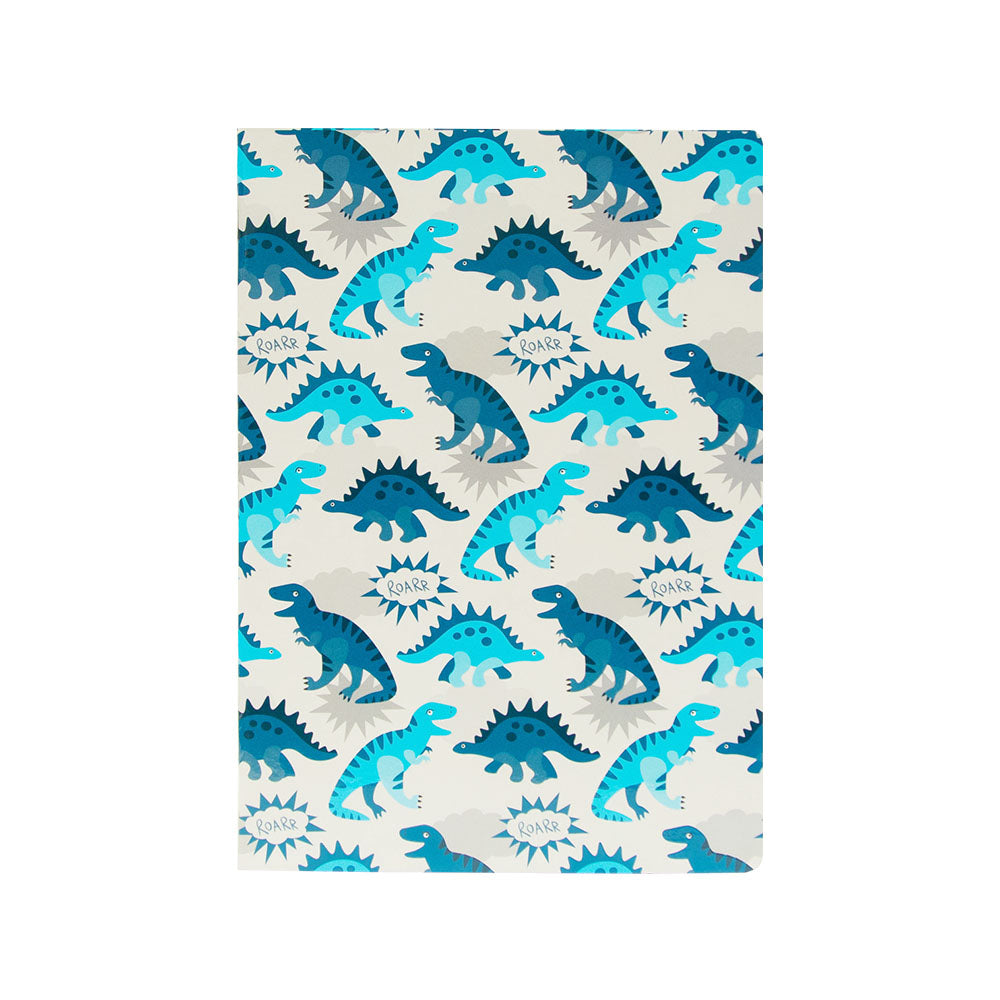 Caderno Agrafado A4 Quadriculado DINO 48Fls 1un