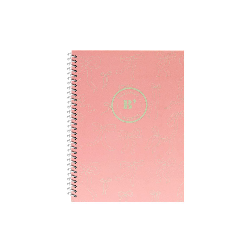 Caderno Espiral A5 Pautado LACES Rosa 80Fls 1un