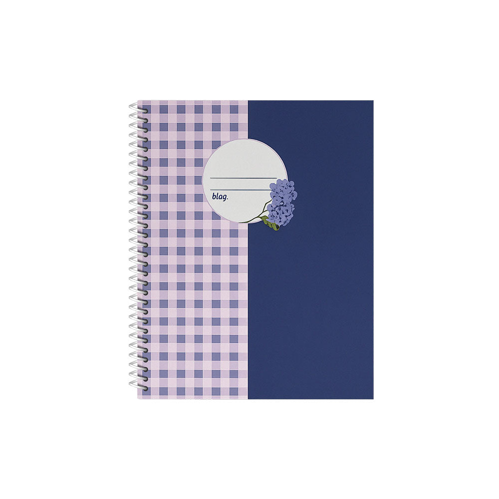 Caderno Espiral A5 Pautado PROVENCE Vichy 80Fls 1un