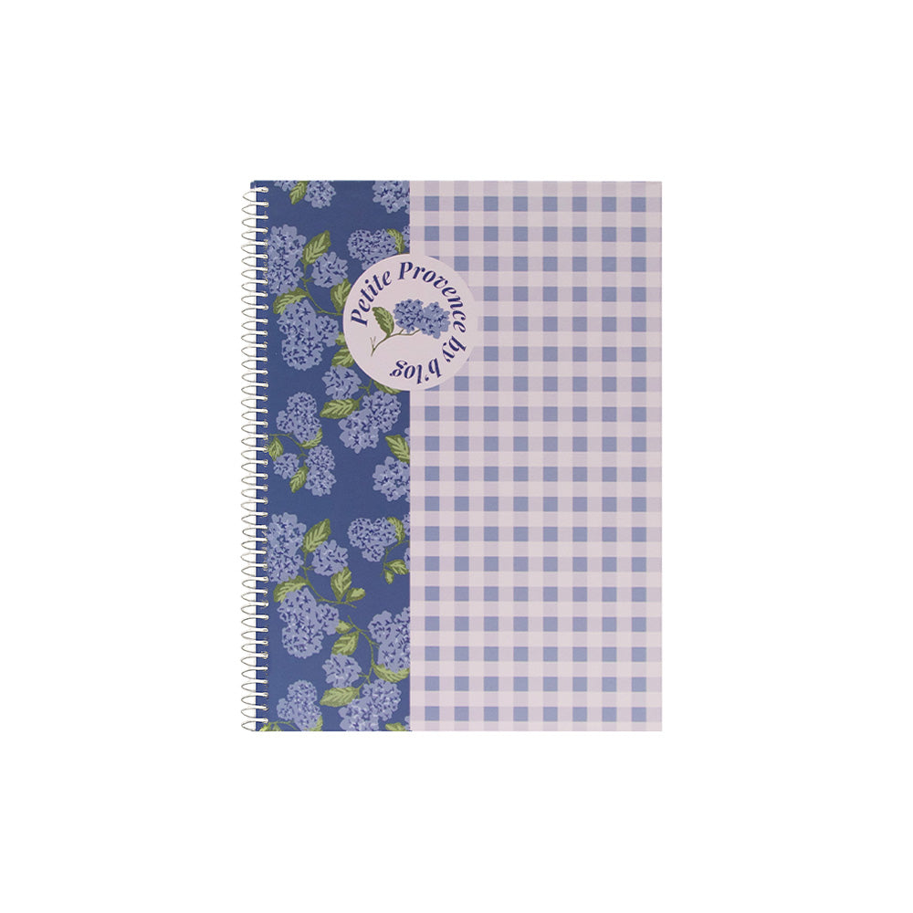 Caderno Espiral A5 Pautado PROVENCE Flower 80Fls 1un