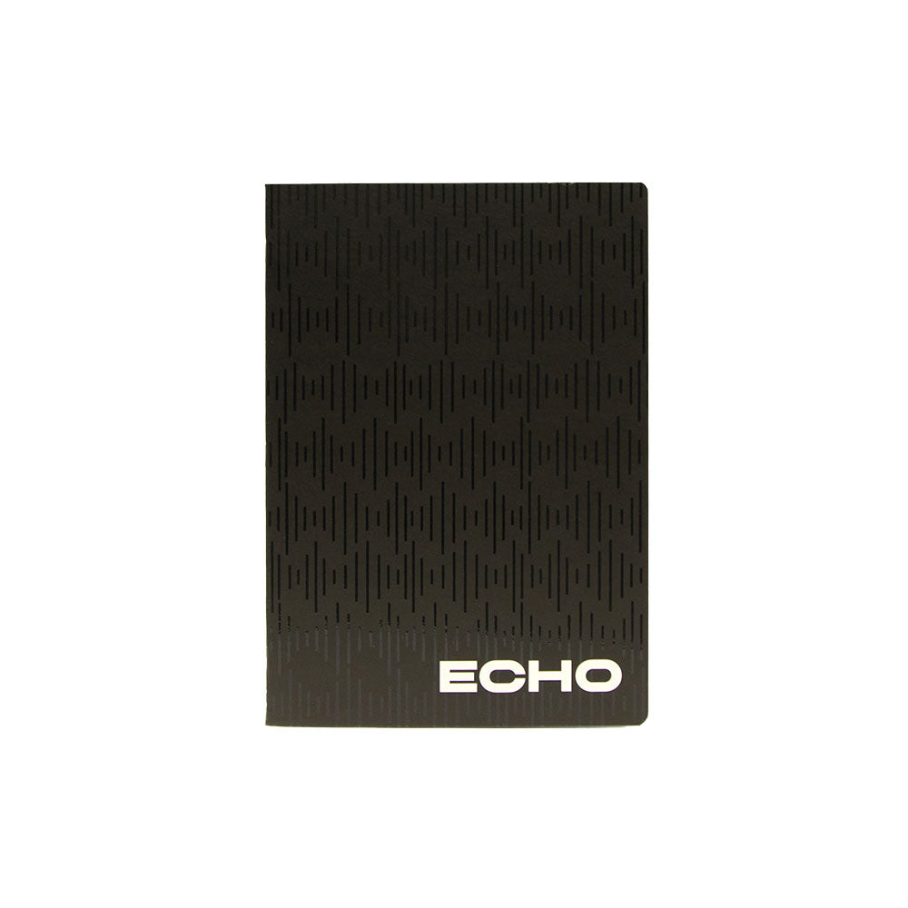 Caderno Agrafado A5 Quadriculado ECHO Preto 48Fls 1un