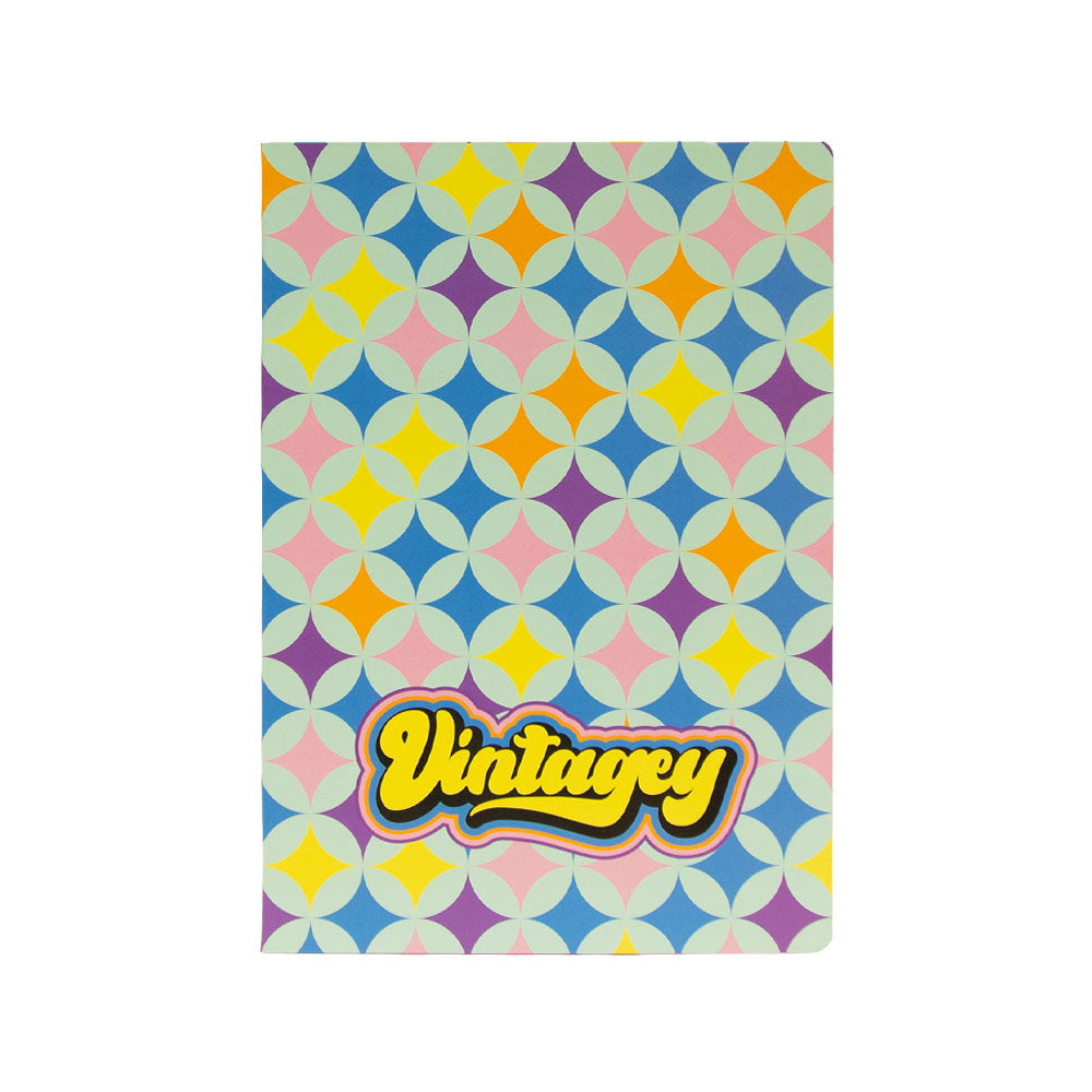 Caderno Agrafado A4 Pautado VINTAGEY Sparks 48Fls 1un