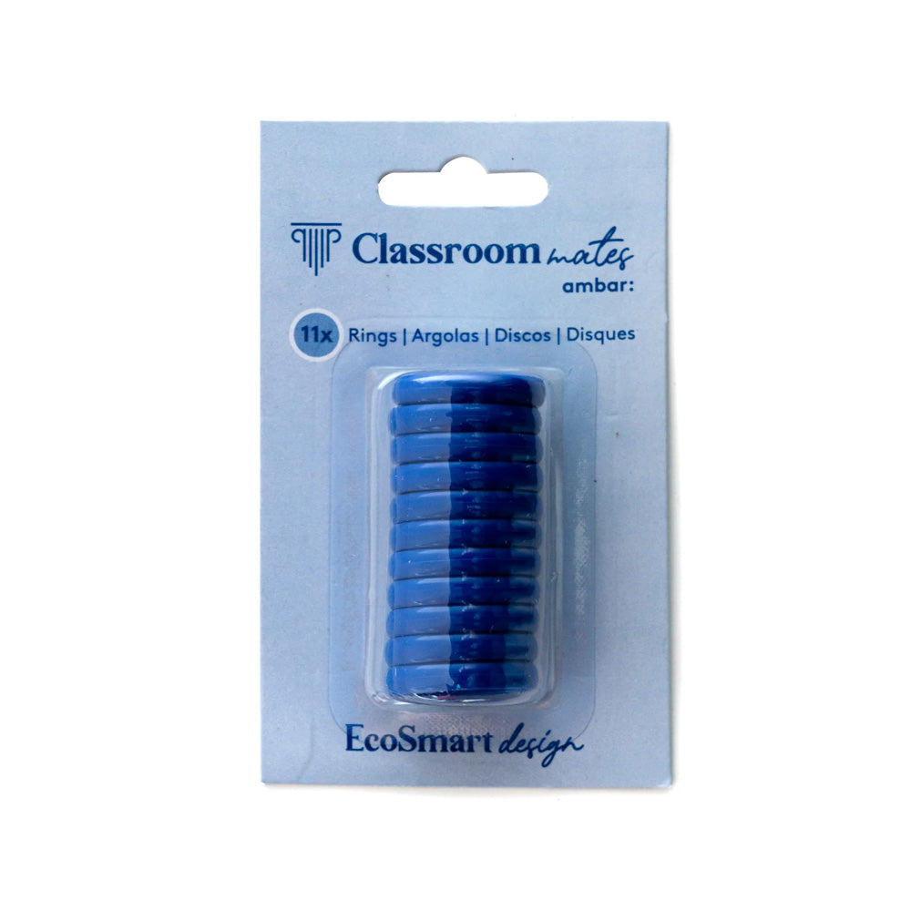 Discos para Caderno EcoSmart Ambar Azul Cobalto 11un