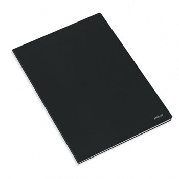 Caderno Agrafado A5 Quadriculado Ambar Preto 80Fls 1un