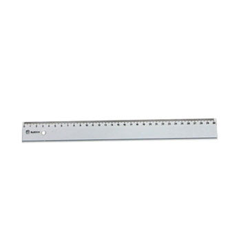 Régua Plástico Inquebrável 30cm Ramirex Transparente 25un