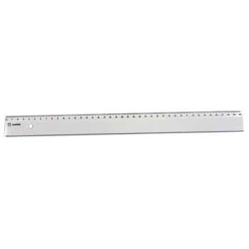 Régua Plástico Inquebrável 40cm Ramirex Transparente 25un