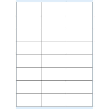 Etiquetas 070x036mm 100Fls A4 Transparente Markin 2400un