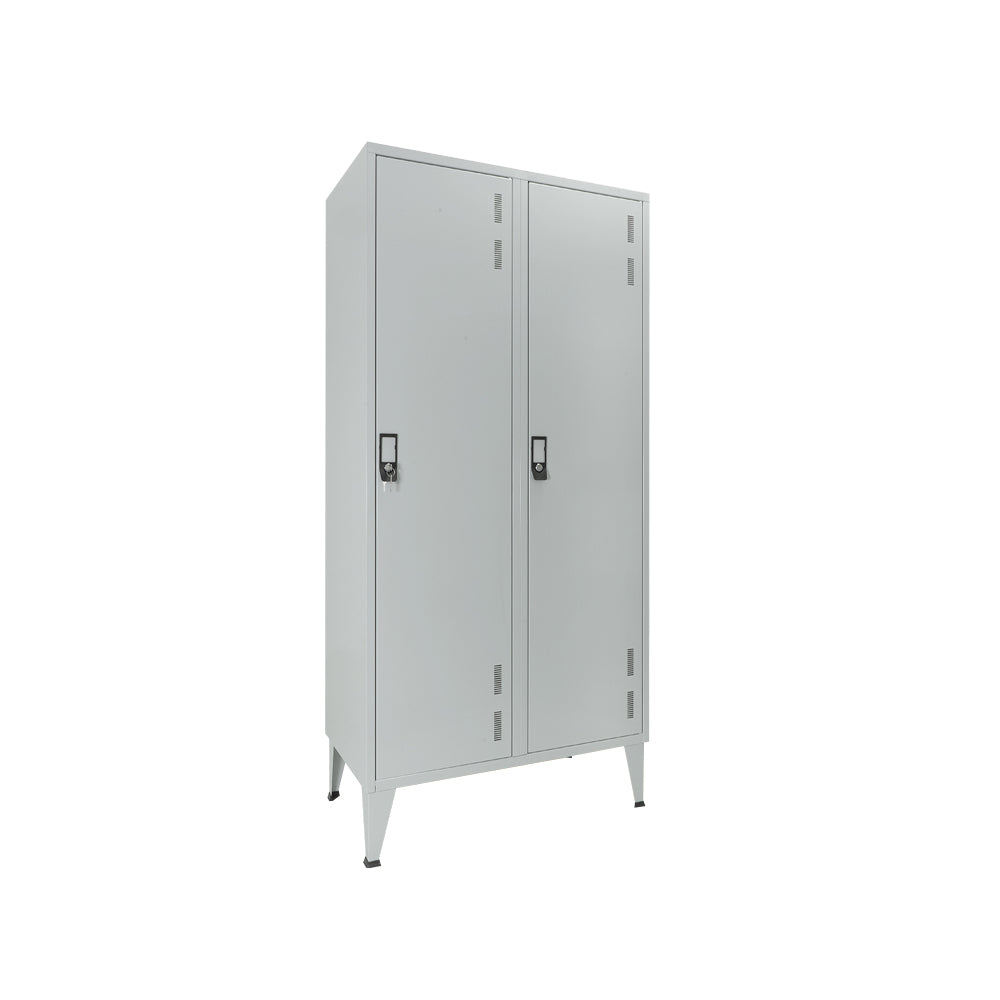 Cacifos Metálicos P/Indústria 2 Cacifos 900x500x1900mm Cinza