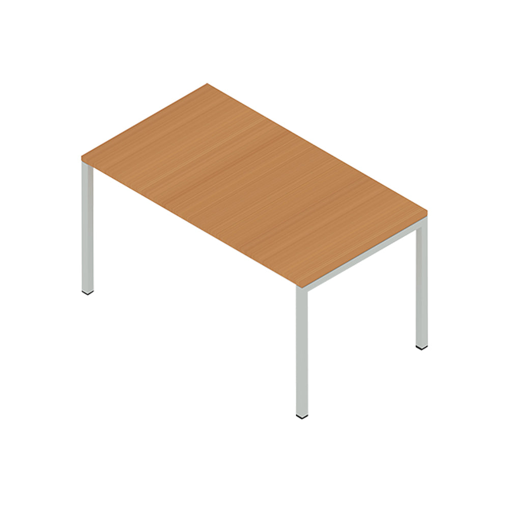 Secretária Metal Minima 1200x600x750 Cinza/Faia